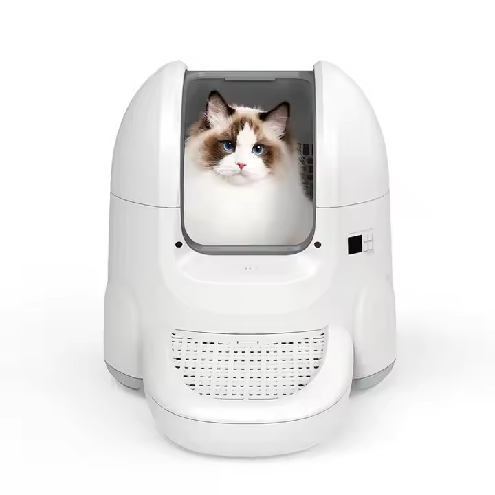 OEM/ODM Smart Cat Litter Box Automatic Self Cleaning Fully Enclosed 67L Automatic Cat Litter Box