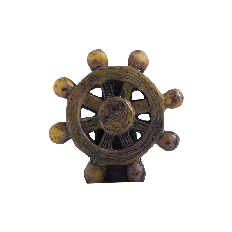 Rudder potted plant decoration