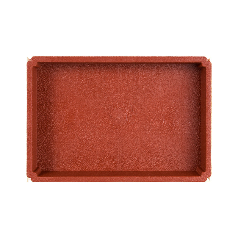 Rectangular flower pot tray frosted resin